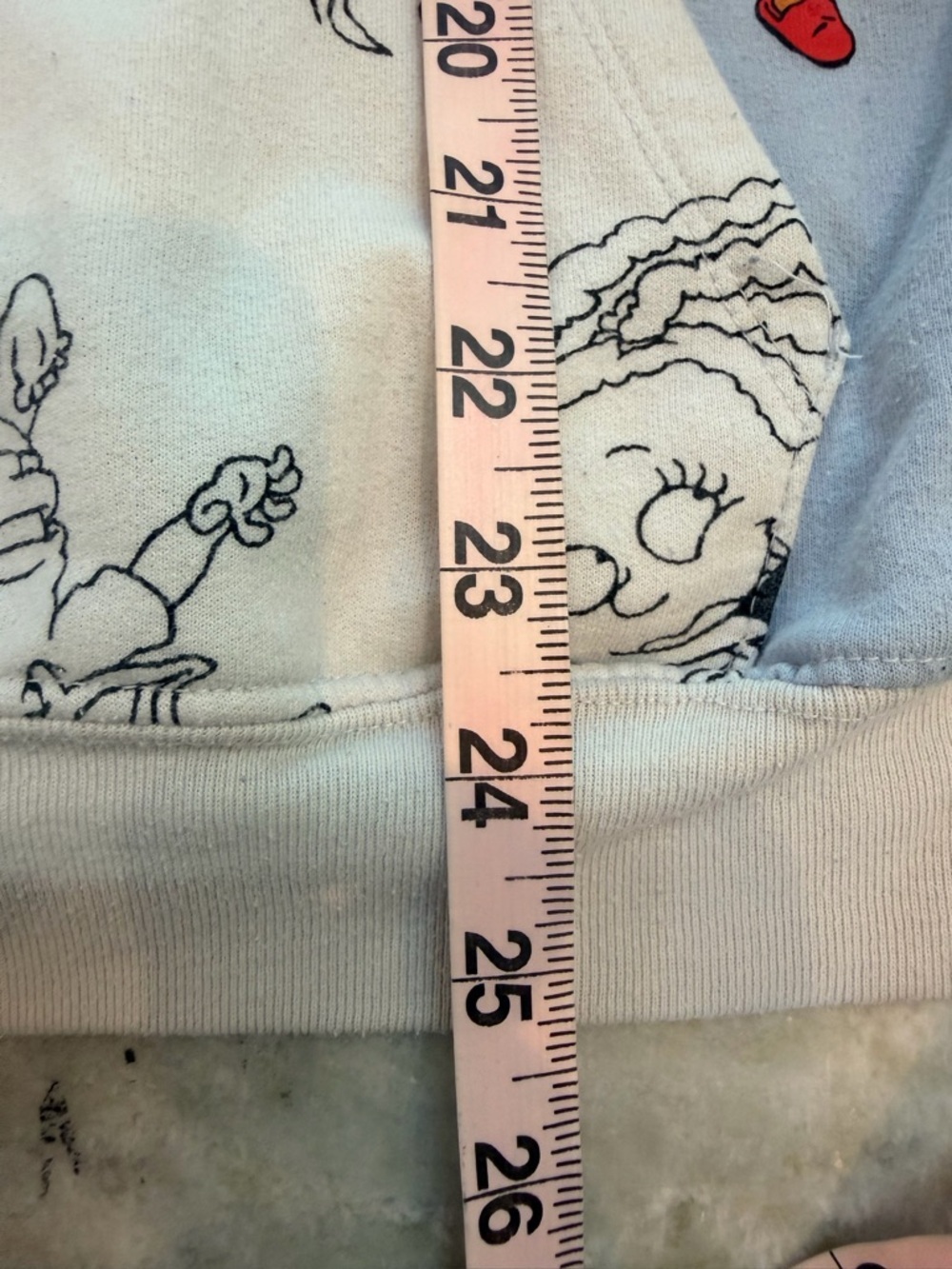 Rugrats Hoodie XXXL Nickelodeon Split Graphic 90s Cartoon Fleece Pullover - Picture 10 of 11